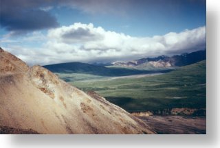 Alaska Range - widok z drogi wiod?cej przez Park Narodowy Denali