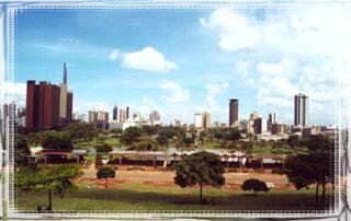 Nairobi, widok centrum