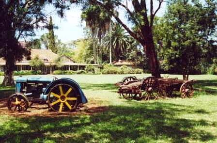 Langata, maszyny rolnicze w muzeum Karen Blixen