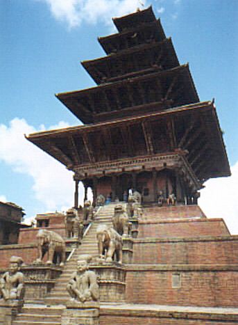 ?wi?tynia Nyatapola, najwy?sza w Dolinie Katmandu, Bhaktapur