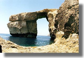 Wyspa Gozo. S?ynne Lazurowe Okno (Azure Window)