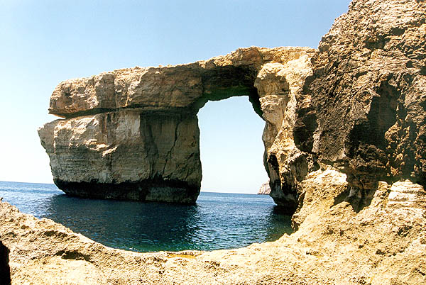 Wyspa Gozo. S?ynne Lazurowe Okno (Azure Window)