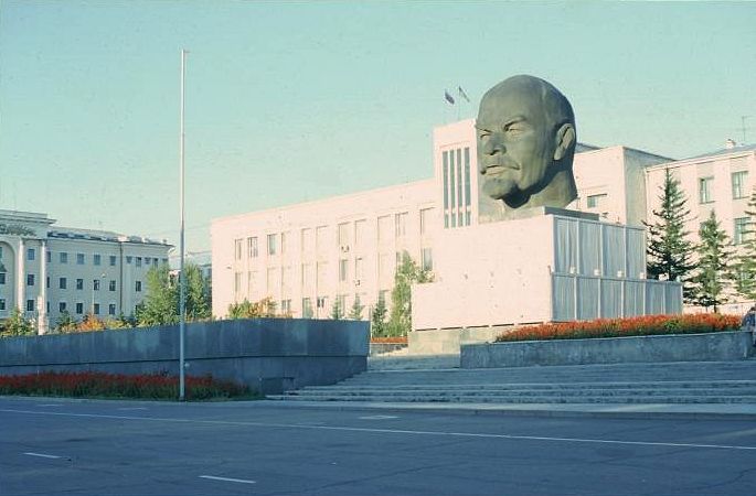 U?an-Ude - pomnik Lenina na Placu Sowietw