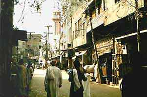Ulica w centrum Lahore (Stare Miasto)