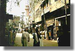 Ulica w centrum Lahore (Stare Miasto)