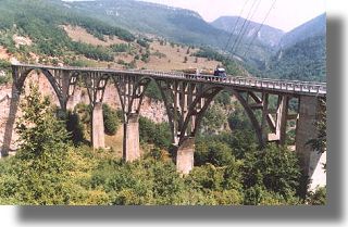 Most na Tarze z 1948 roku. Durmitor