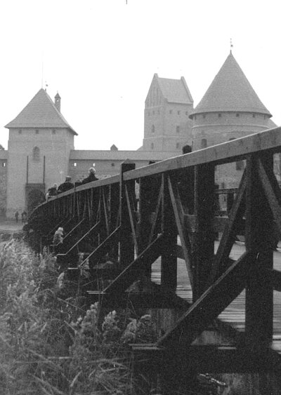Troki - most i zamek