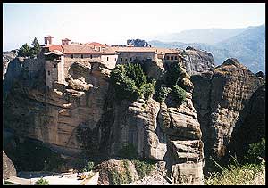 Jeden z klasztorw w Meteorach