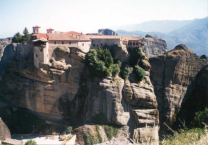 Jeden z klasztorw w Meteorach