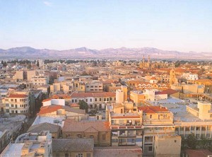 Panorama Starego Miasta w Nikozji