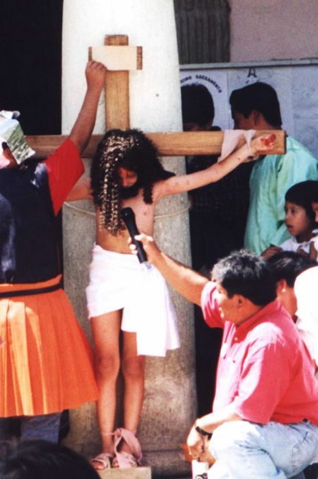 Oaxaca - szkolne przedstawienie