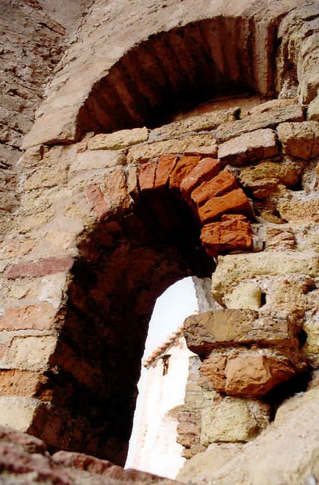 Fragment bazyliki Santa Fosca na wyspie Torcello - jednego z najstarszych budynkw na lagunie.