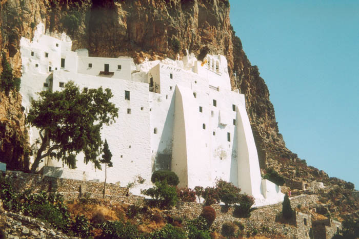 Amorgos, klasztor Chozoviotissas