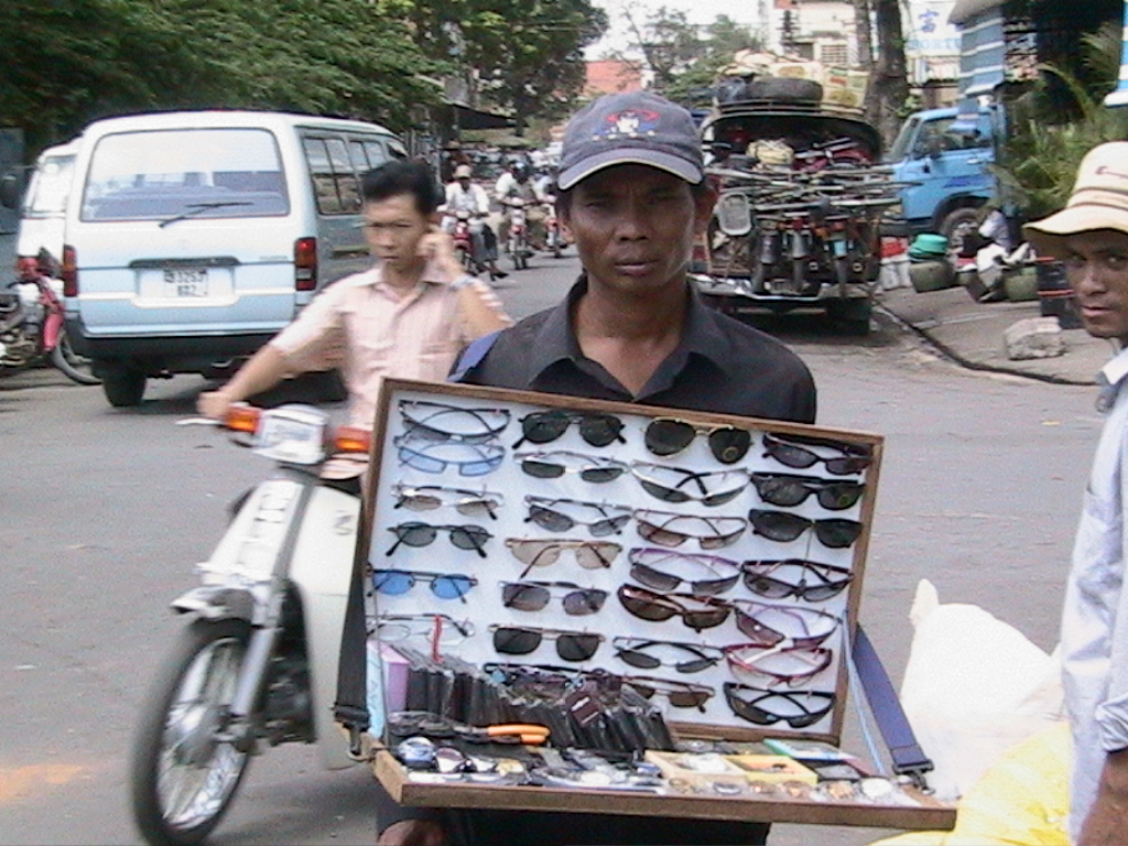 Sprzedawca okularw